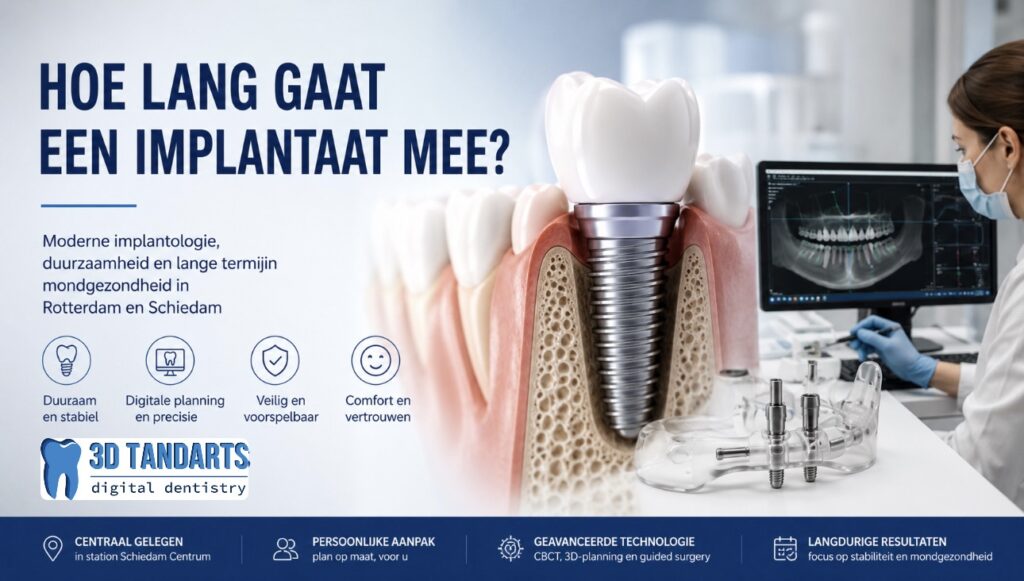 Hoe lang gaat een implantaat mee?