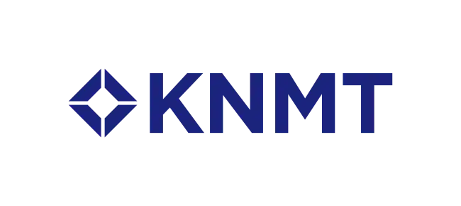 Logo van de KNMT, Koninklijke Nederlandse Maatschappij tot bevordering der Tandheelkunde